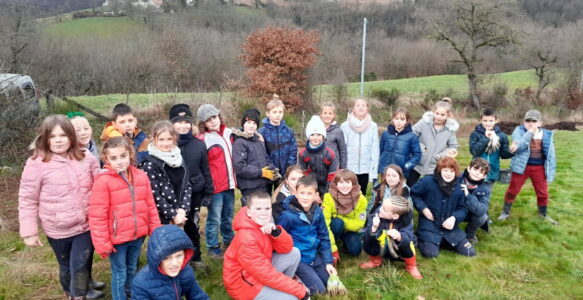 Quand les enfants de l’école plantent les arbres de demain