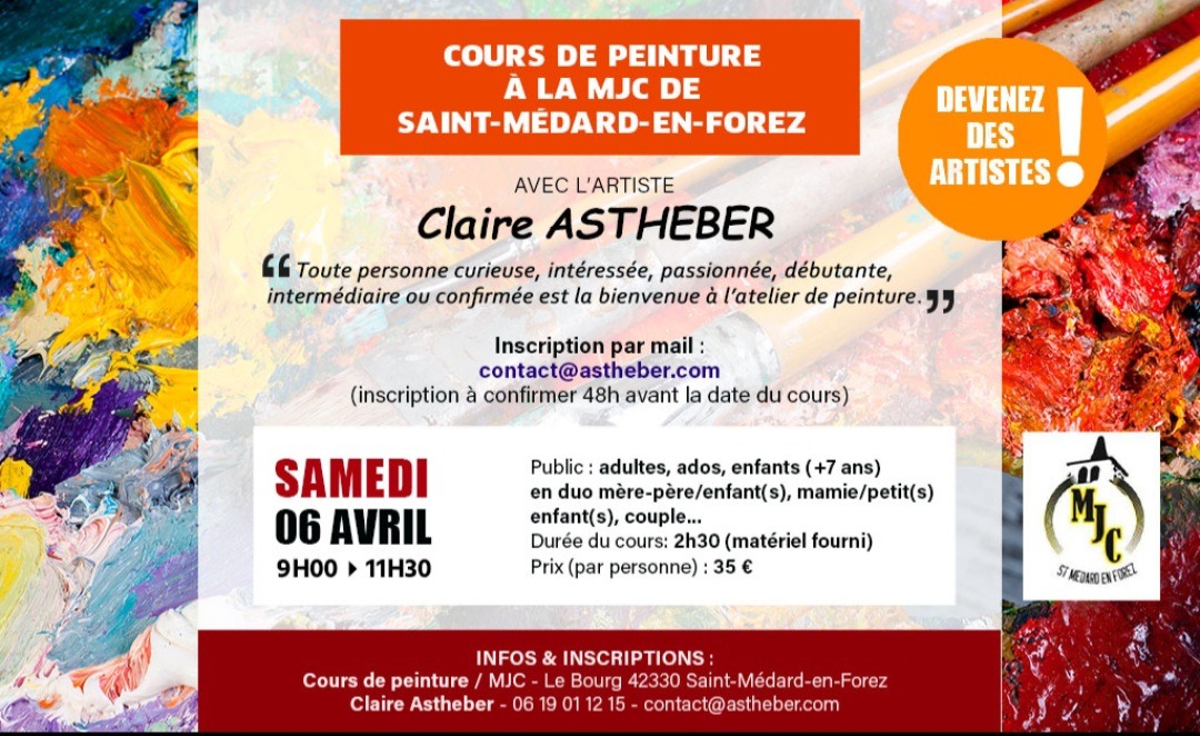 Cours de peinture MJC