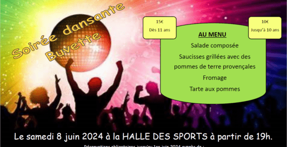 Soirée dansante avec buvette