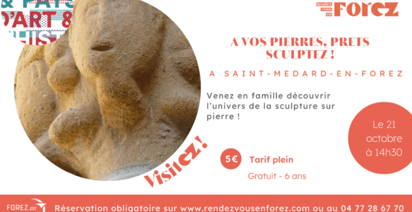 Visite de Saint Médard en Forez : Sculpture et Histoire