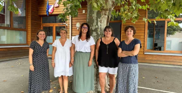 55 élèves ont fait leur rentrée et une nouvelle enseignante, Marie-Caroline Bordet
