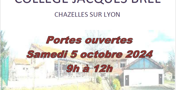 Portes ouvertes : Collège Jacques Brel