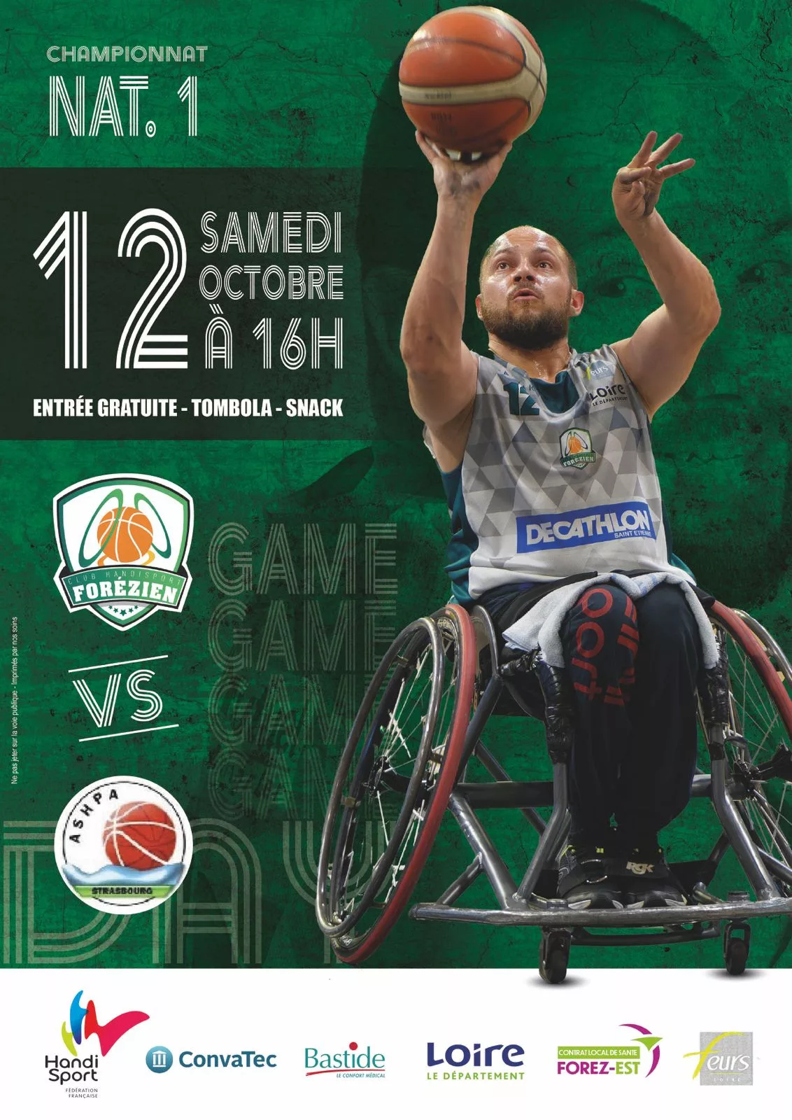 1er match Handi Sport Forézien