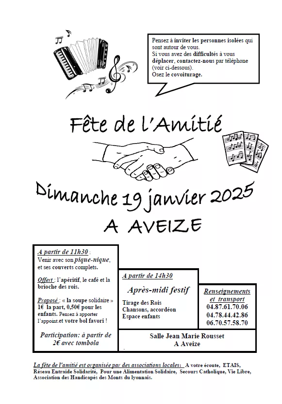 Fête de l'amitié à AVEIZE