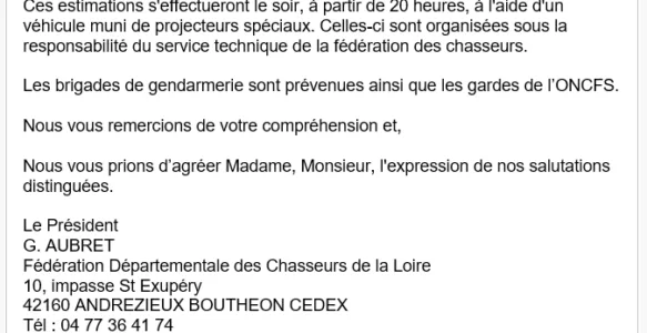 Comptages lièvres du 10 au 14 mars 2025