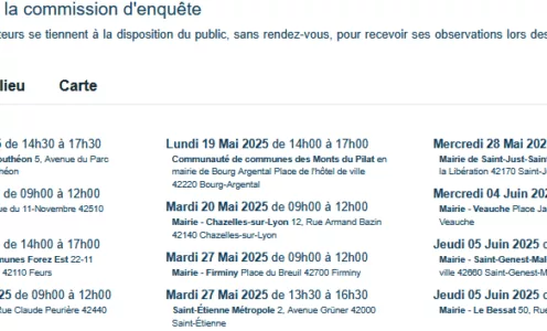 Enquête publique révision SCoT Sud Loire