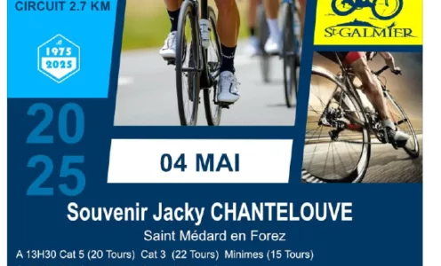 Course cycliste dimanche 4 mai 2025