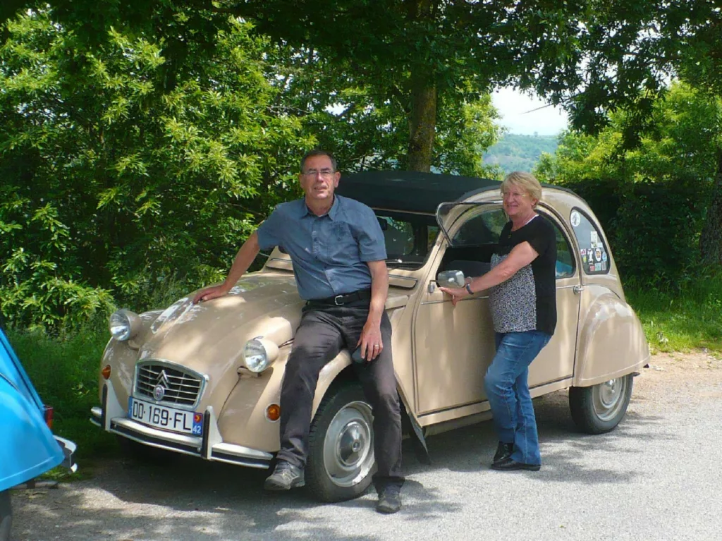 210 ans après…, deux San-Myardères en 2 CV sur les traces de Napoléon 1 20250512-2cv-Yves-Lauranson-Monique-Aubert