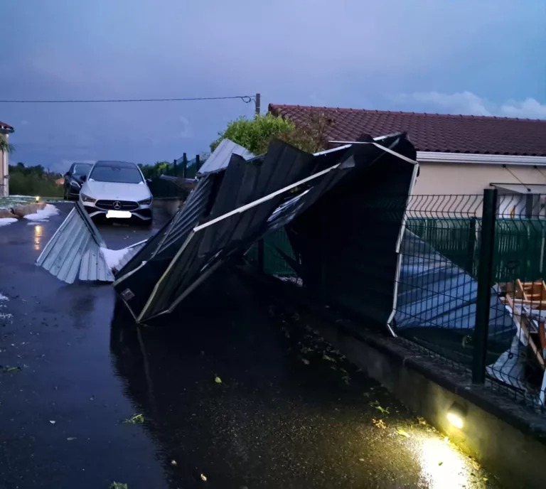 Un orage dévastateur, Saint-Médard en état de choc 1 20250605-Orage-Devastateur-Abris