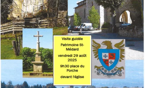 Visite guidée St-Médard-en-Forez : Vendredi 29 août 2025