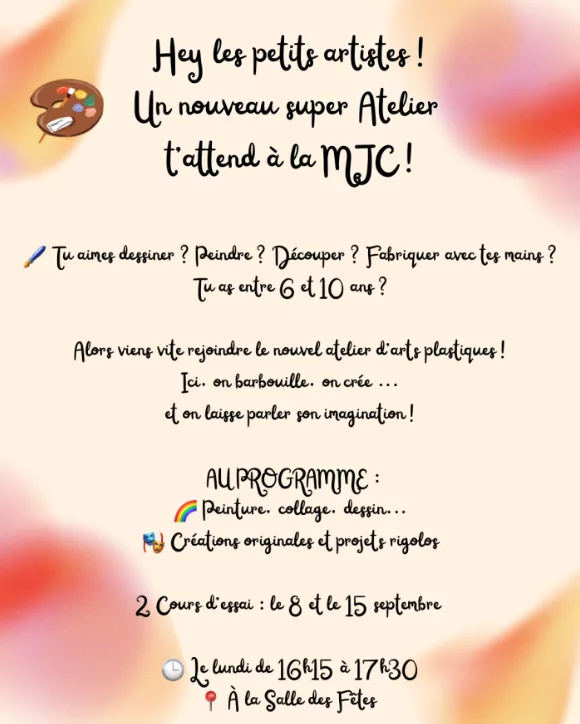 Programme des activités de la MJC pour 2025–2026 3 20250826-MJC-2025-2026-Arts-Plastiques
