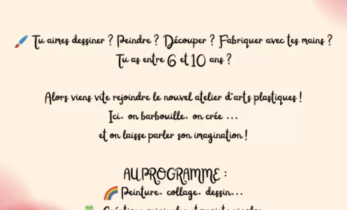 Cours Arts Plastiques par la MJC