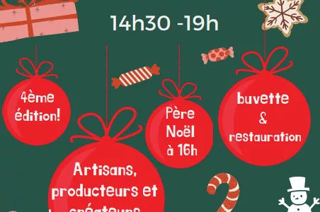 Marché de Noël du Comité d’Animation de l’Ecole : samedi 29 novembre 2025