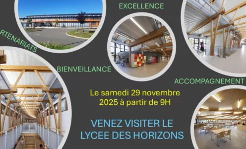 Journée Portes ouvertes – Lycée des Horizons : samedi 29 novembre 2025