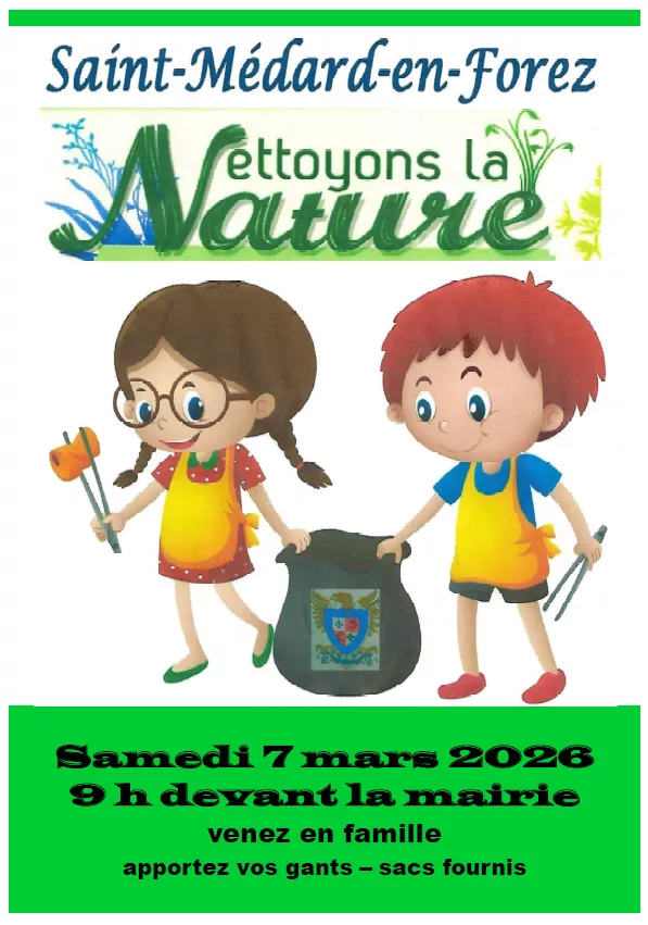 Nettoyage de la nature – Samedi 7 mars 2026