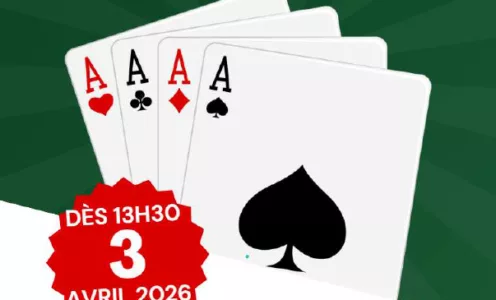 Concours de belote LA BOULE : vendredi 3 avril 2026