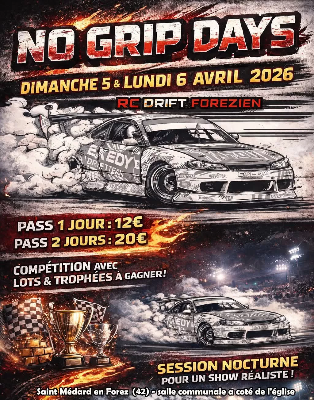 Mini bolides – No Grip Days : 5 et 6 avril 2026