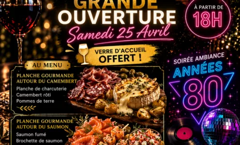 Restaurant – Changement de gérant : Soirée samedi 25 avril 2026