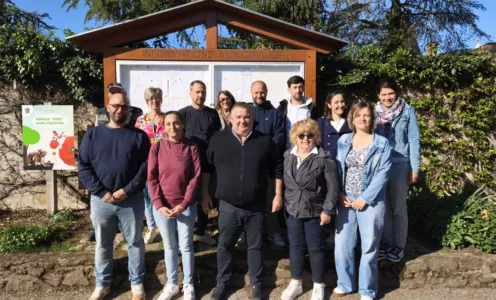 Une visite de terrain pour la nouvelle équipe municipale