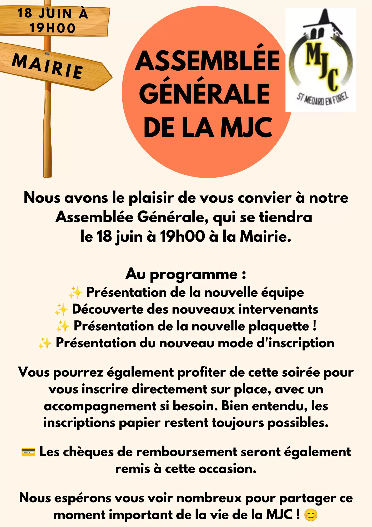 Invitation AG 2026 : MJC