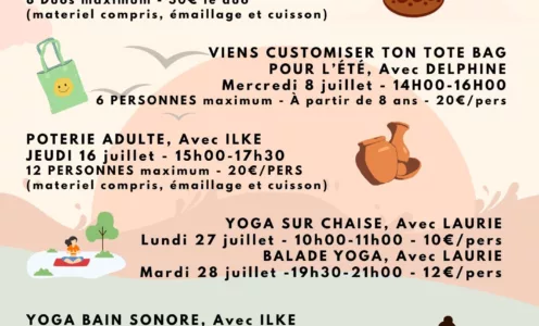 Des stages été à la MJC de Saint-Médard