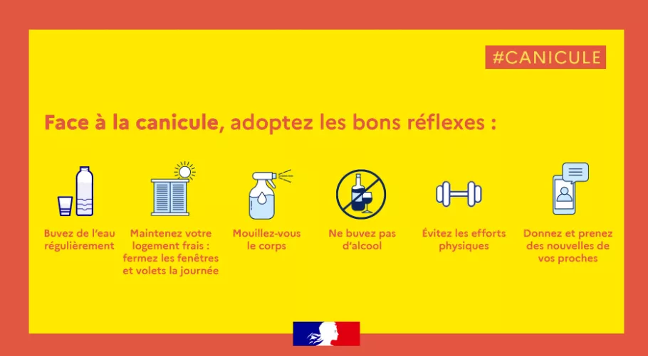 Vigilance jaune canicule 2026