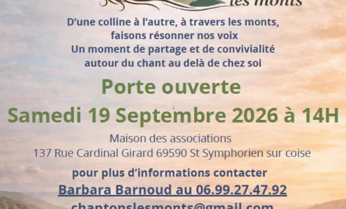 Création d&rsquo;une chorale – Groupement des 4 cantons