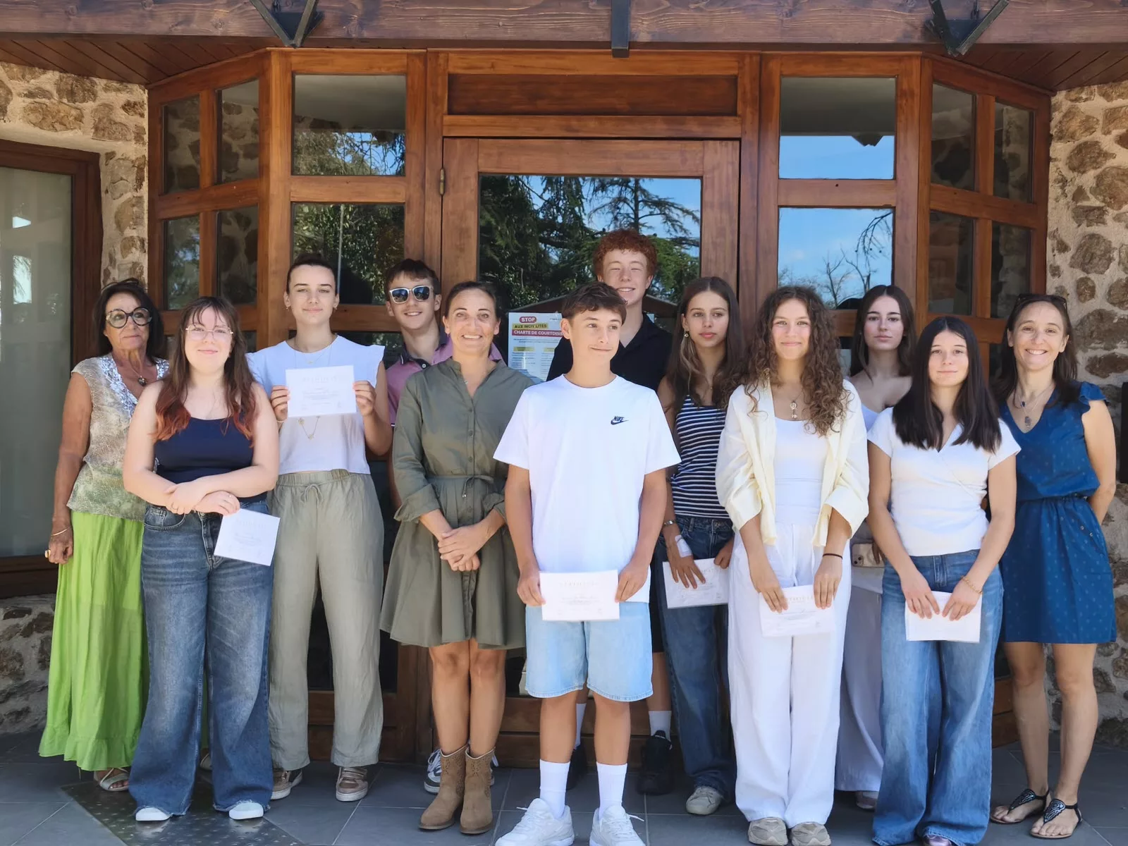 La municipalité a mis à l’honneur les jeunes diplômés du village
