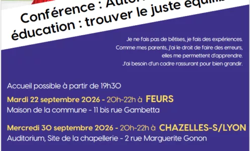 Conférence : Autorité, respect et éducation