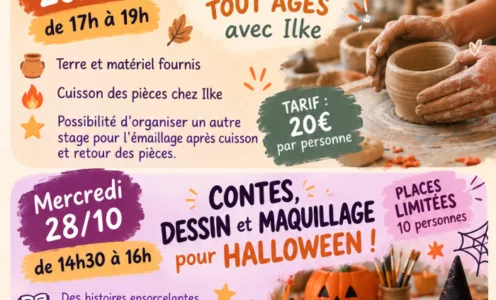 Planning Créatif des vacances de la Toussaint 2026
