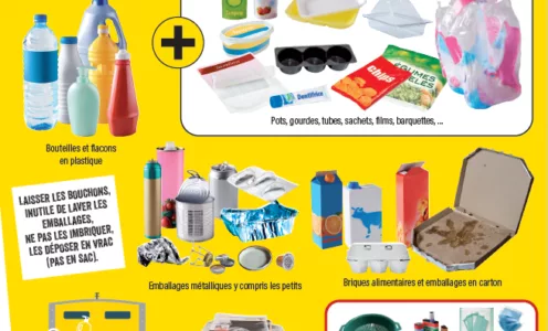 CC Forez-Est : Caractérisation des emballages, papiers, verre, cuisine, jardin, ordures ménagères