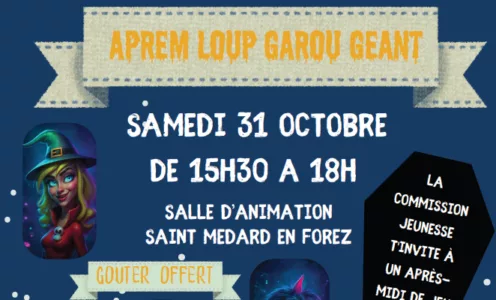 Après-midi LOUP GAROU GEANT