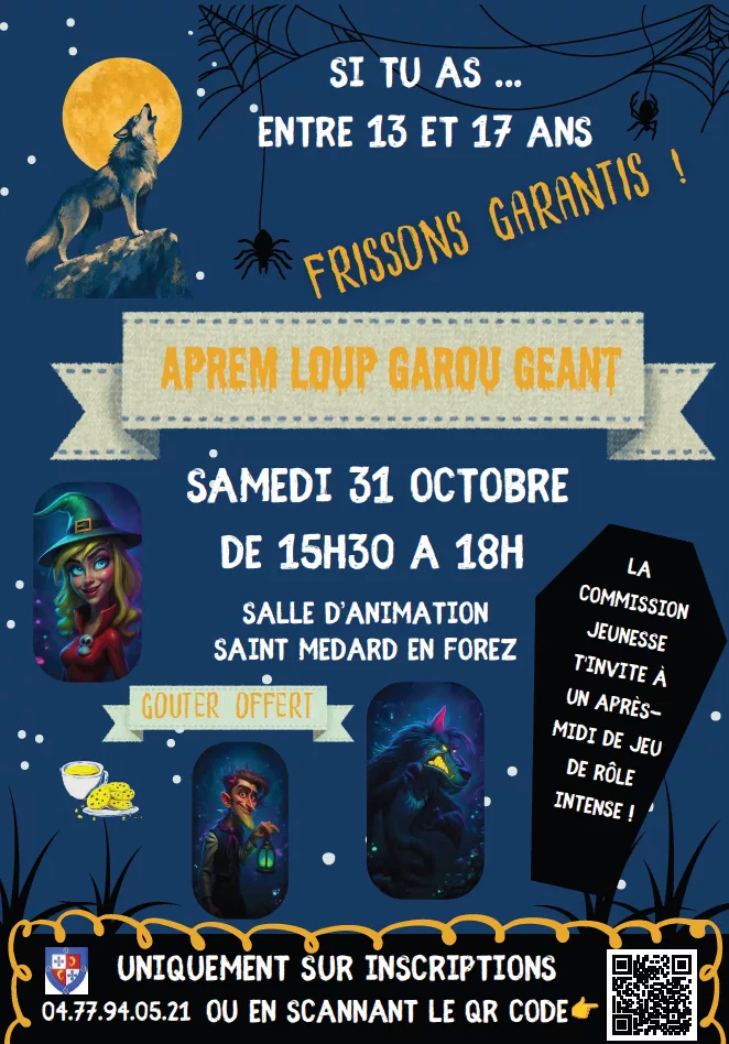 Après-midi LOUP GAROU GEANT
